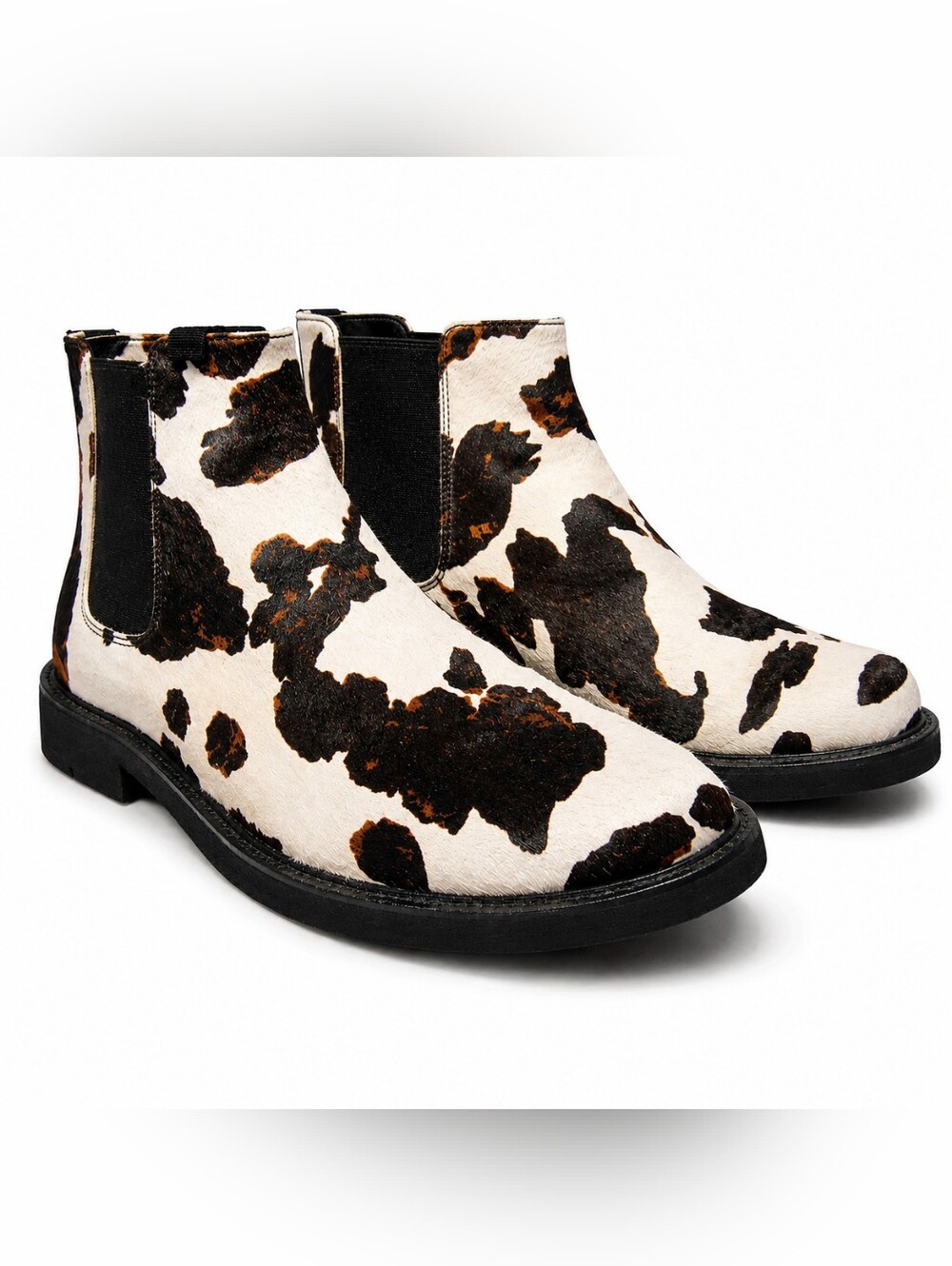 Cow Print Animal Chelsea Boots Booties ALDO